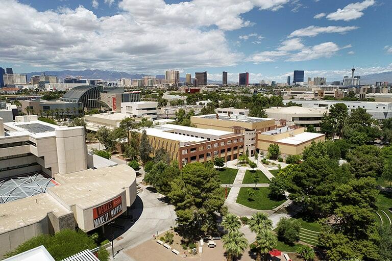 Outside view of the campus