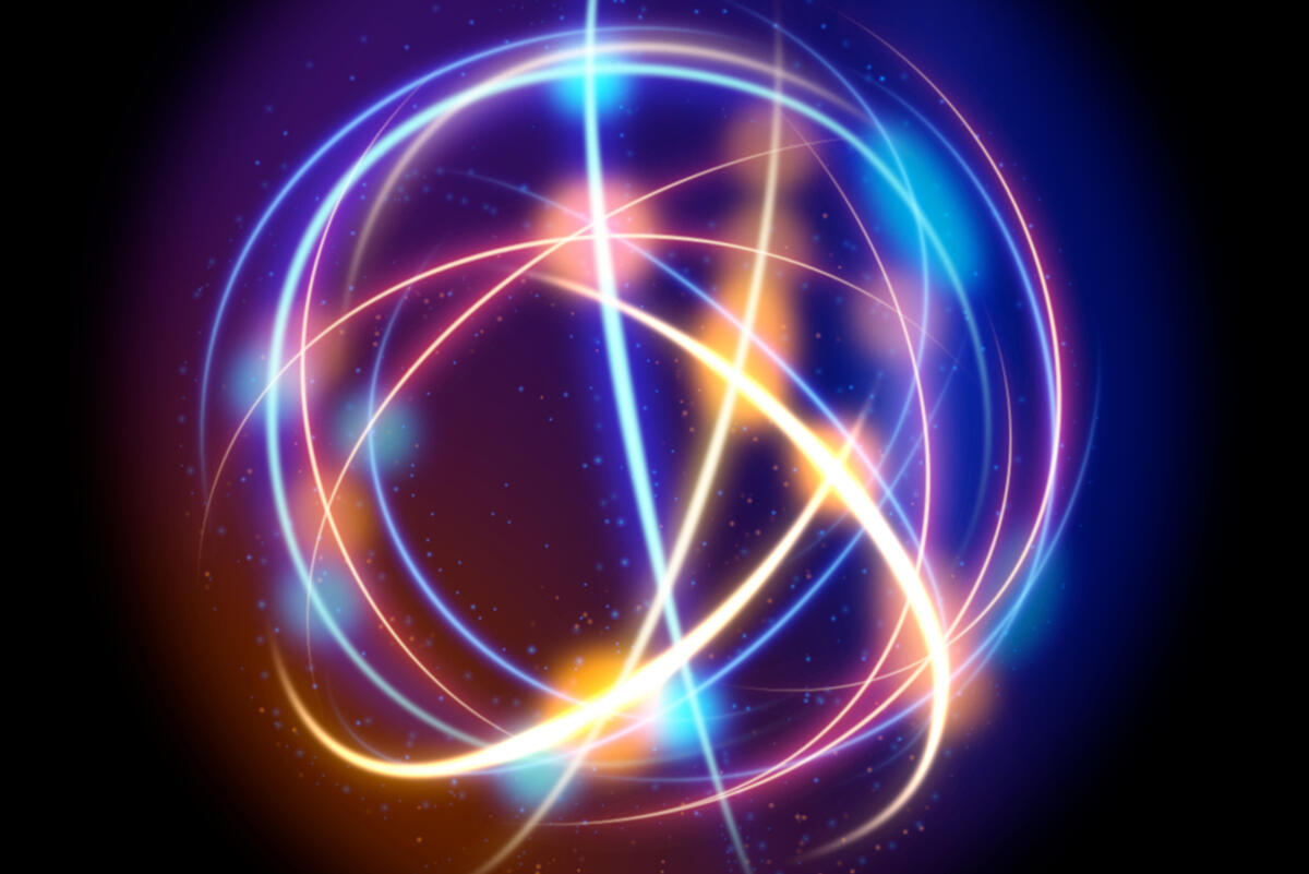 3d image of a colored sphere
