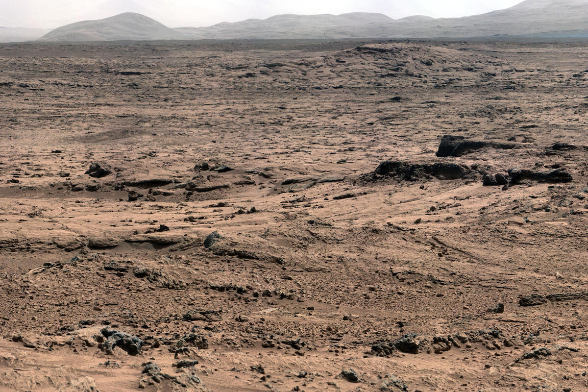 exterior of Martian surface