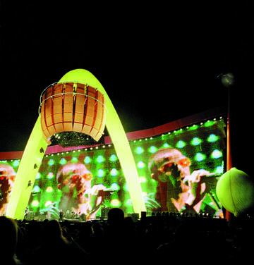 archival image of U2 concert