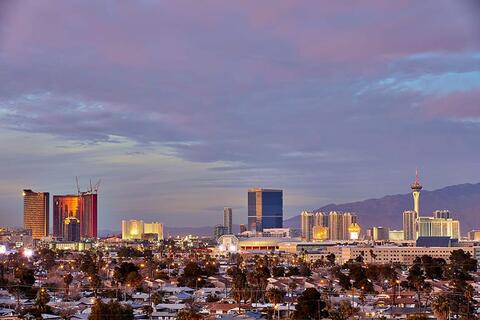 D73109_020.jpg View of Campus with Las Vegas Strip in the background