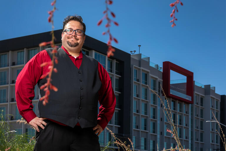 portrait of Matthew Montalto, Admissions Analyst, Graduate College. 
