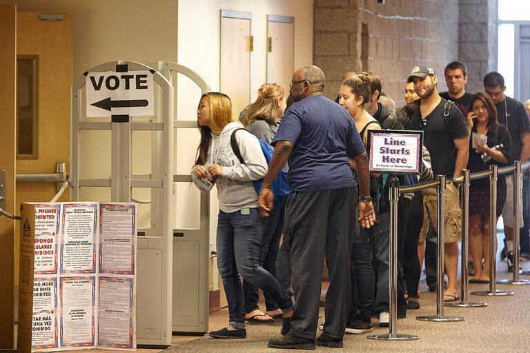 Voting line
