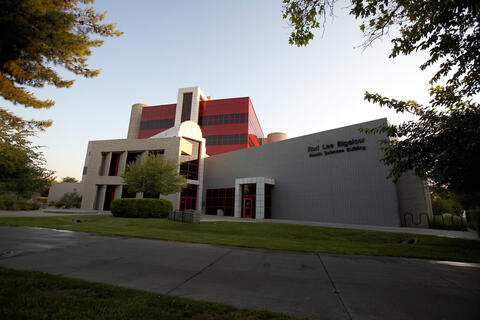 southwest exterior entrance