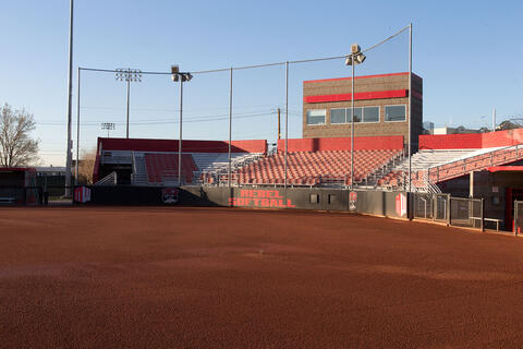 northwest view from the field